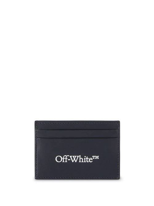 Black Cardholders with logo print OFF WHITE | OMND089S24LEA0011001